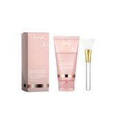 Application masque peel-off collagène - Soin anti-rides raffermissant K-beauty - Traitement visage hydratant