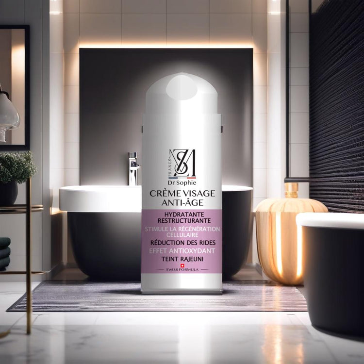 Crème visage anti-rides bio 100ml - Soin régénérant condensé jeunesse effet rajeunissant