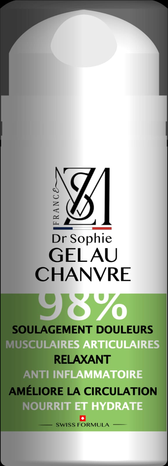 Gel chanvre bio anti-inflammatoire 100ml - Soulagement naturel douleurs musculaires
