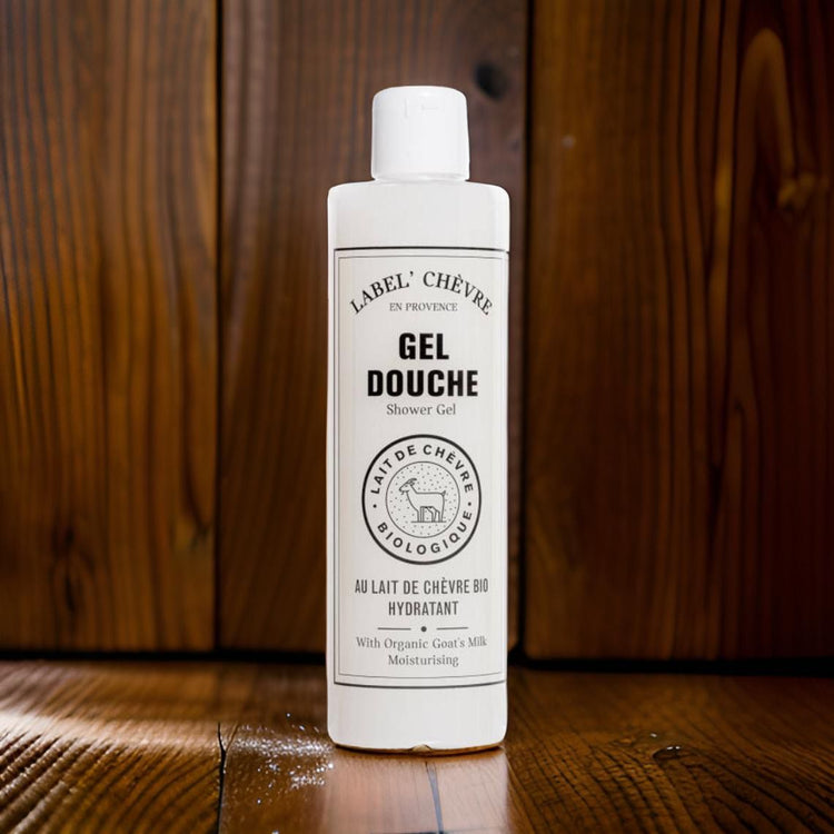 Gel douche bio lait de chèvre 250ml - Soin corps doux hydratant naturel