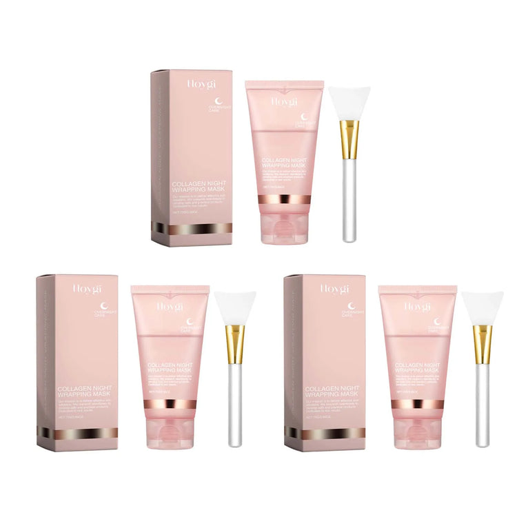 Masque visage peel-off collagène K-beauty - Soin hydratant raffermissant anti-rides - Traitement à arracher