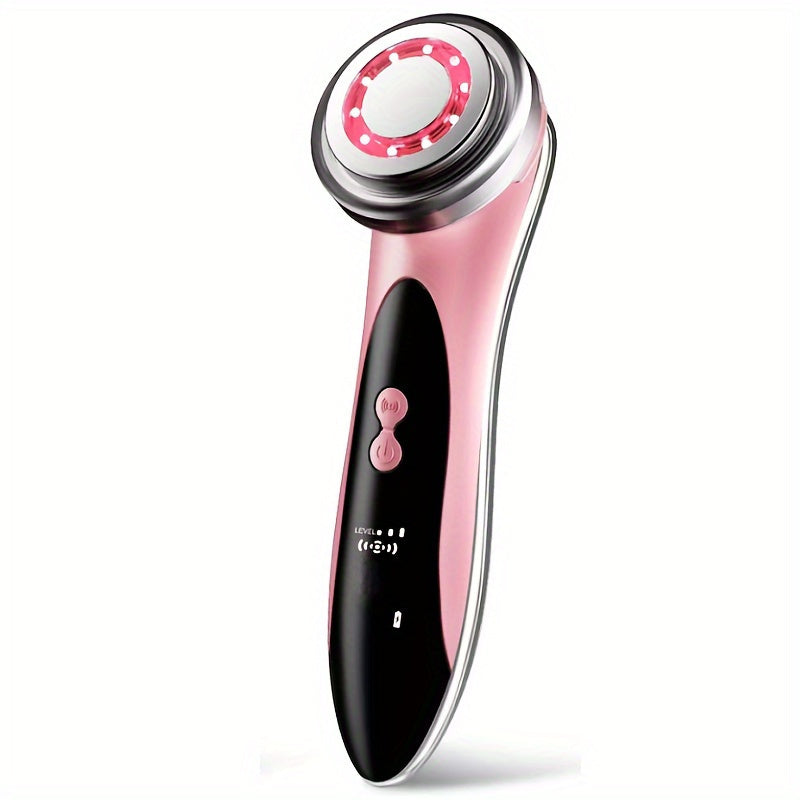 Masseur Visage 4-en-1 Rechargeable USB - Appareil Beauté Portable Soins de la Peau Femme