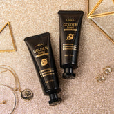 Retrait masque peel-off doré LAIKOU - Masque nettoyant visage hypoallergénique - Soin purifiant sans formaldéhyde