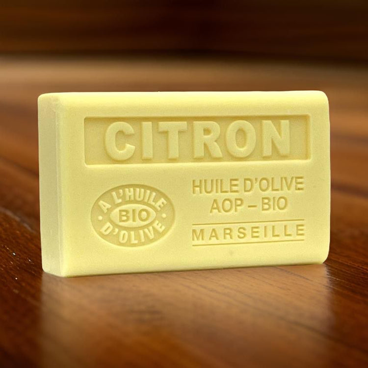 Savon naturel bio parfum citron et huile d&