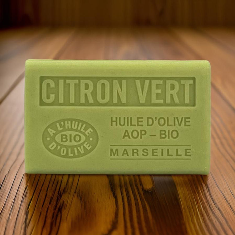 Savon naturel bio parfum citron vert et huile d&