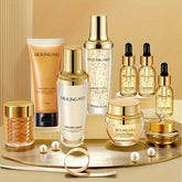 Set soins visage K-beauty 9pcs bave escargot collagène - Routine complète hydratation coréenne anti-rides