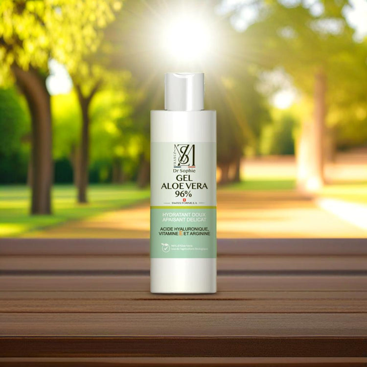Soin hydratant aloe vera 250ml - Gel acide hyaluronique vitamine E arginine multi-usage