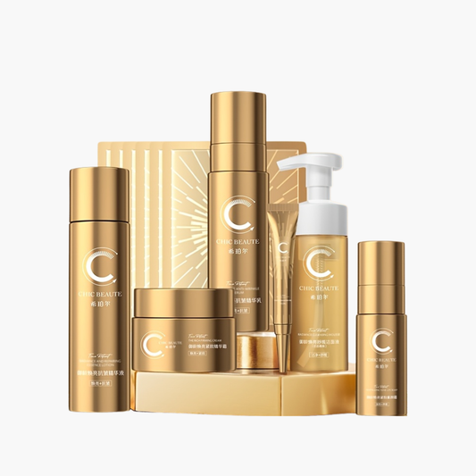 Coffret soin visage collagène KATUNE 12 pièces - Kit complet hydratant raffermissant avec sérum crème masque tonique BB crème
