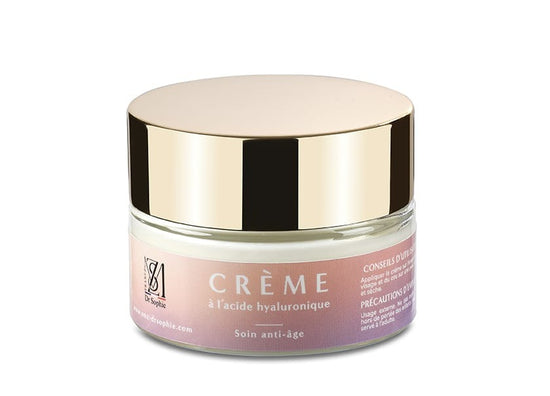 Crème Hydratante Acide Hyaluronique 50ml Soin Visage Anti-Âge Premium - Hydratation intense rides ridules peau mature
