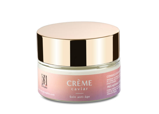 Crème caviar anti-âge 50ml - Collagène marin raffermissante régénérante bio visage
