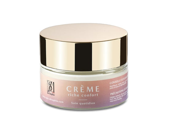 Crème nourrissante riche confort 200ml - Karité aloe vera peaux sèches bio visage corps
