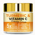 Crème raffermissante coréenne au curcuma vitamine C et collagène - Soin visage anti-âge K-beauty hydratant éclaircissant
