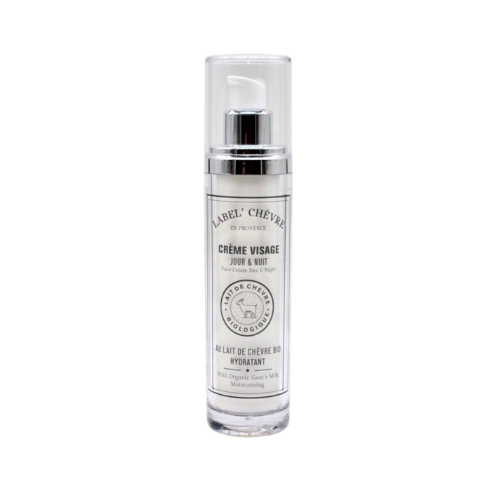Crème visage lait de chèvre bio 50ml - Hydratante anti-imperfections jour et nuit peau sensible
