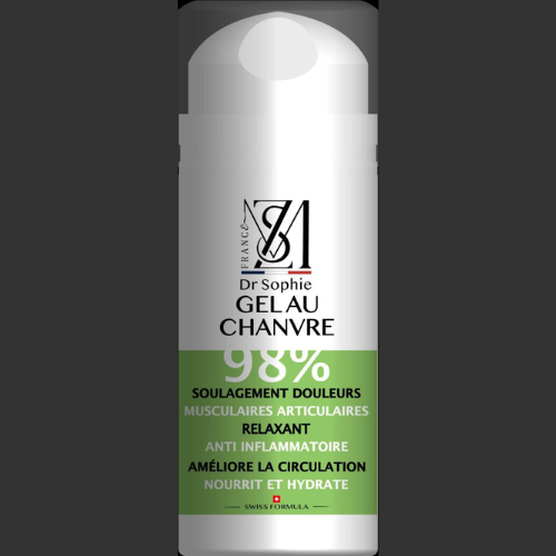 Gel au chanvre bio 100ml - Anti-inflammatoire naturel douleurs musculaires et articulaires
