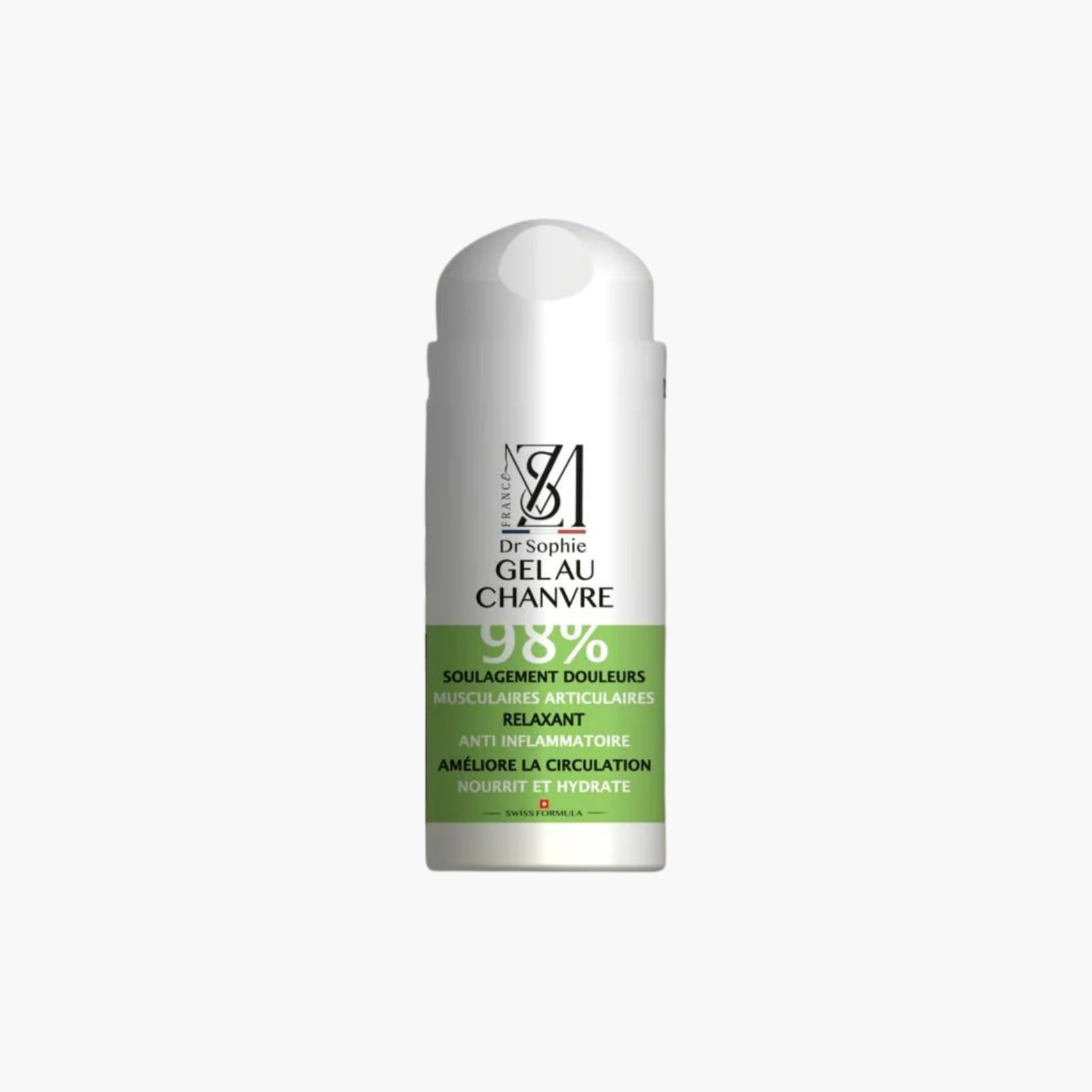 Gel au chanvre bio CBD 100ml - Anti-inflammatoire naturel douleurs musculaires articulaires huile de chanvre fabrication française
