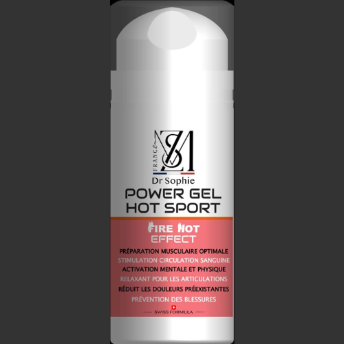 Gel chauffant sport Power Gel Hot Sport 100ml - Préparation musculaire intense avant effort
