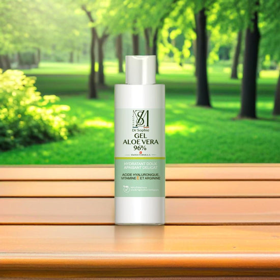 Gel hydratant visage corps 250ml - Aloe vera acide hyaluronique vitamine E arginine
