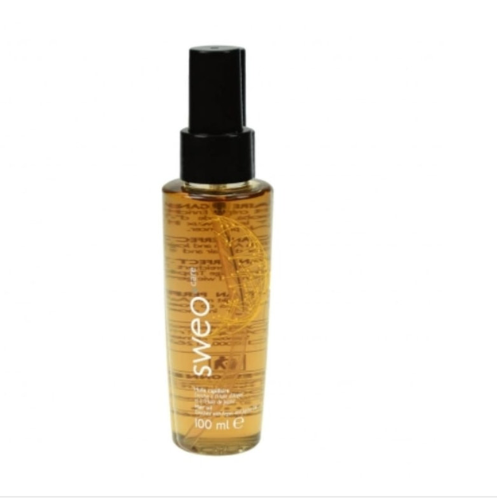Huile Capillaire Nectar Nourrissant SWEO CARE avec Argan et Jojoba Bio - Soin professionnel cheveux secs abîmés nutrition brillance

