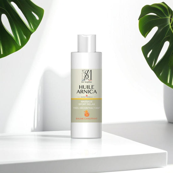 Huile arnica sport 200ml - Massage récupération musculaire et soulagement naturel
