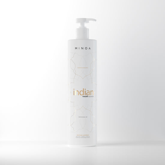 Lissage indien naturel MINOA INDIAN 1000ml - Traitement ayurvédique sans formol bio - Masque anti-frizz aux plantes naturelles

