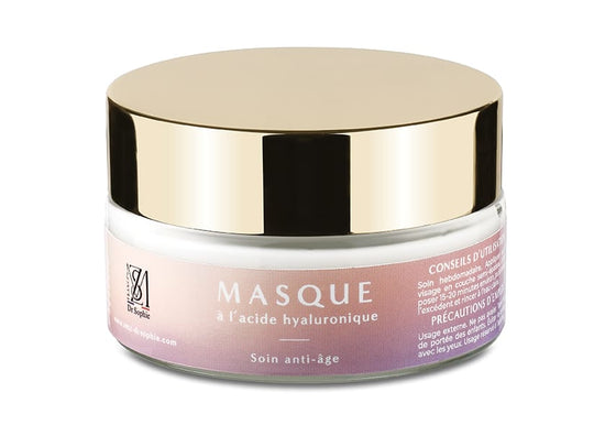 Masque acide hyaluronique bio 100ml - Hydratation intense anti-âge repulpant visage
