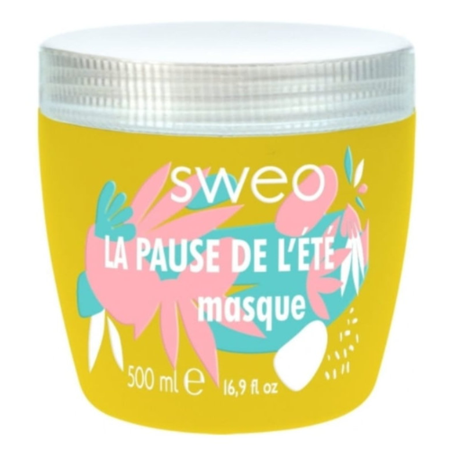 Masque capillaire après-soleil SWEO Sun - Soin réparateur intense pour cheveux abîmés par le soleil - Hydratation profonde et protection UV
