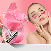 Masque contour des yeux collagène de rose 60 pièces - Patchs hydratants anti-âge anti-cernes - Soin yeux K-beauty
