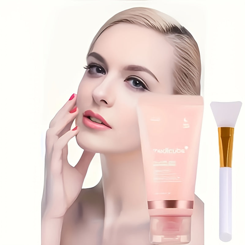 Masque nuit collagène Médicube 75ml et pinceau - Traitement élasticité hydratation visage - Soin nuit K-beauty
