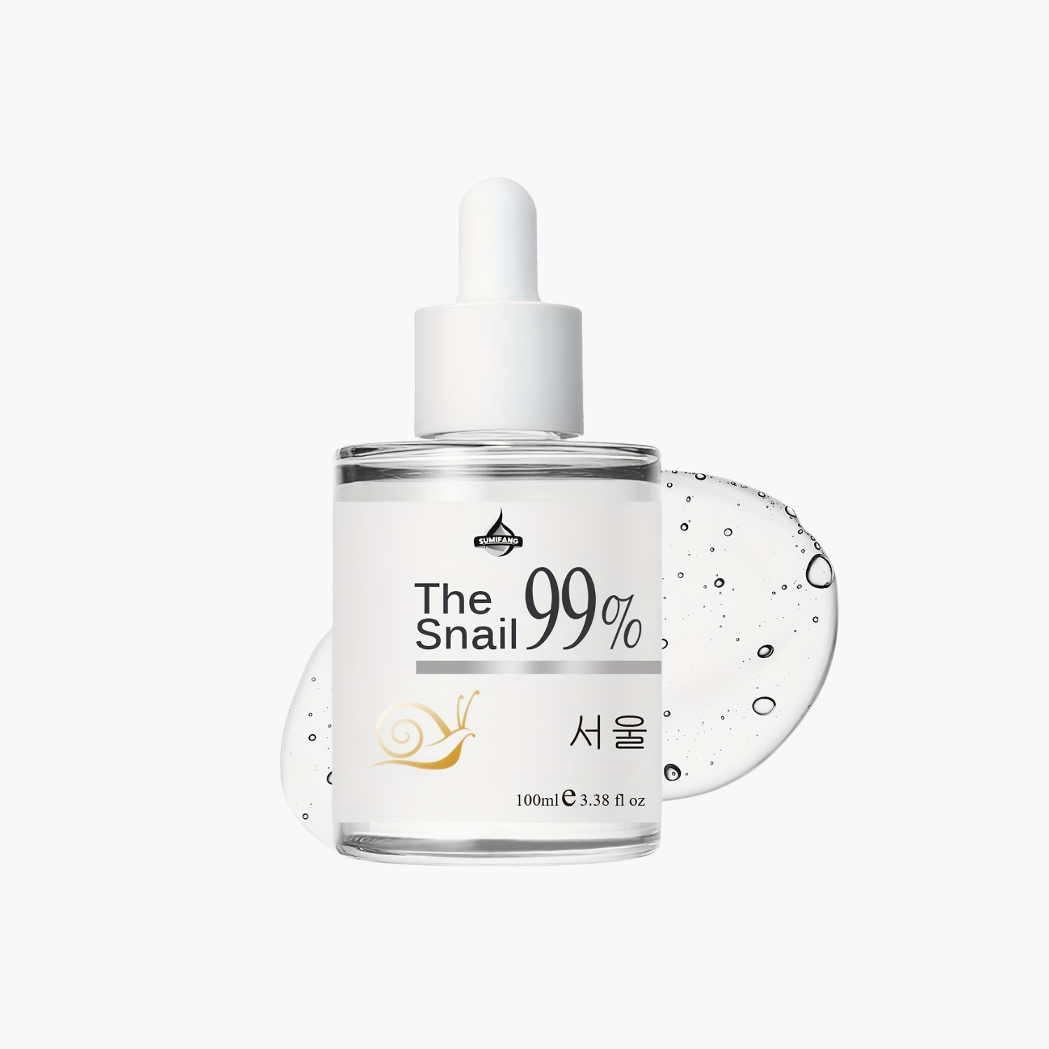 Sérum SUMIFANG bave escargot 100ml - Hydratant aloe vera vitamine C sans alcool K-beauty unisexe réparateur

