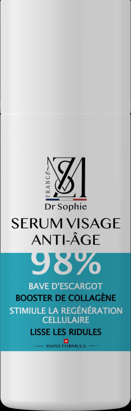 Sérum anti-âge bio à la bave d&