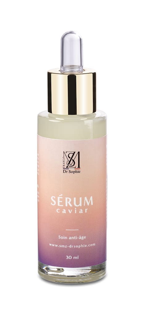 Sérum caviar anti-âge 30ml - Collagène marin raffermissant régénérant bio visage

