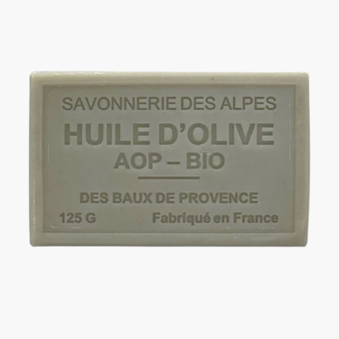 Savon bio artisanal à l'huile d'olive AOP et argile verte - Purifiant naturel de Provence 125g