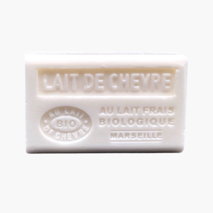 Savon bio artisanal à l'huile d'olive AOP et lait de chèvre - Fabrication provençale naturelle 125g