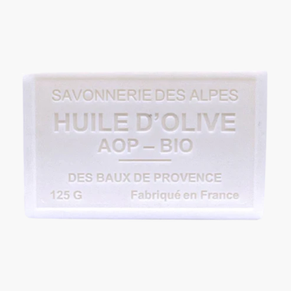 Savon bio artisanal à l'huile d'olive AOP parfum amande douce - Fabrication provençale naturelle 125g
