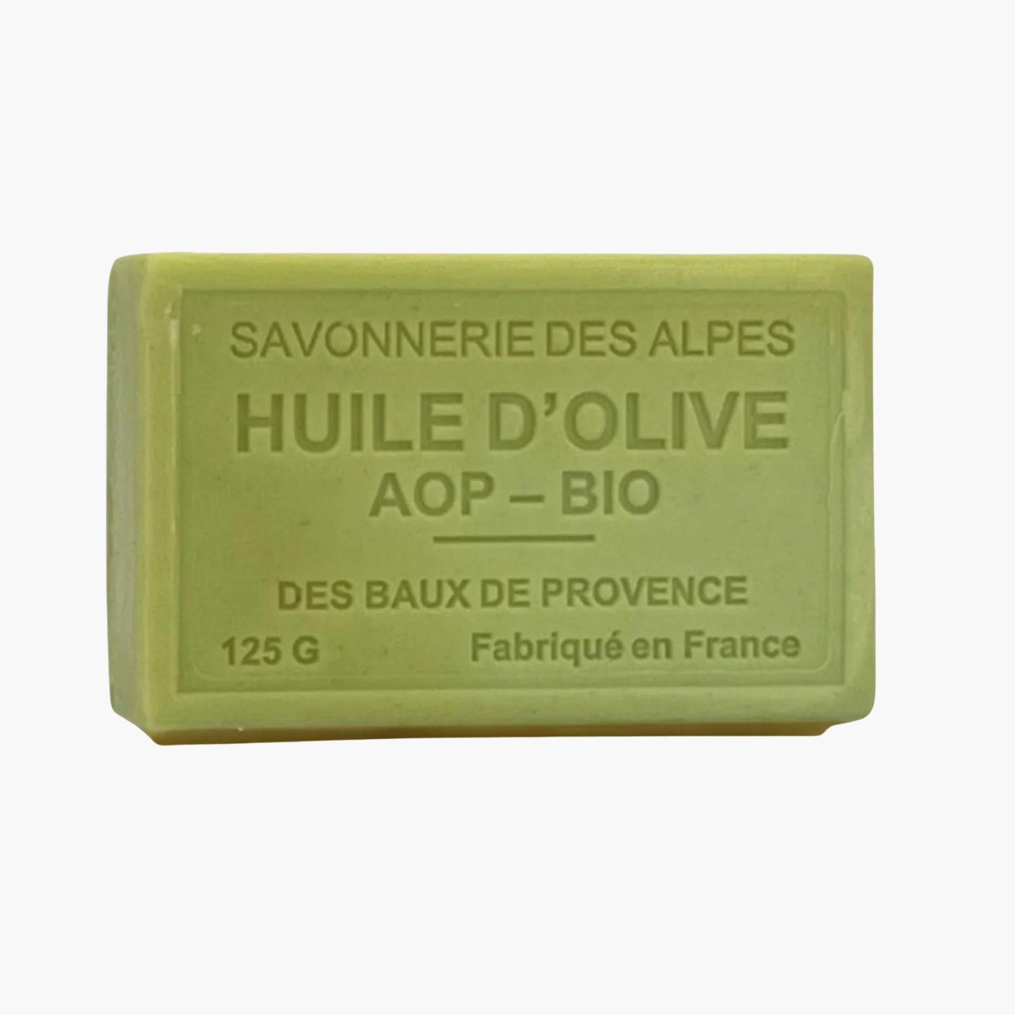 Savon bio artisanal à l'huile d'olive AOP parfum citron vert - Fabrication provençale naturelle 125g