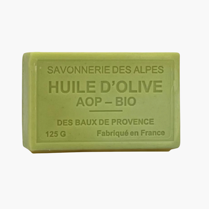 Savon bio artisanal à l'huile d'olive AOP parfum citron vert - Fabrication provençale naturelle 125g