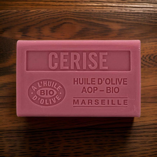 Savon de Provence bio à la cerise et huile d&