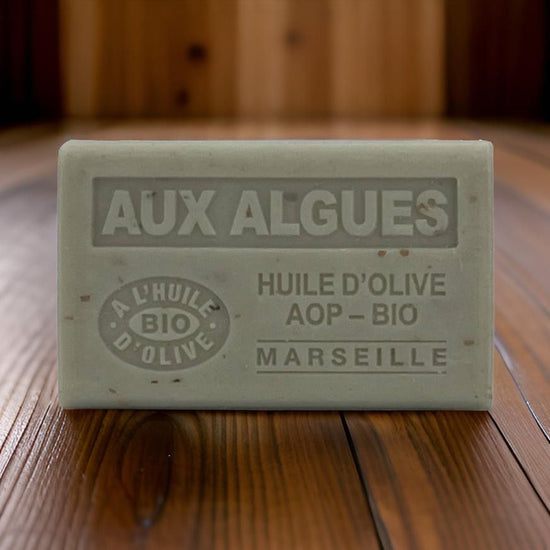 Savon exfoliant bio aux algues marines, huile d&