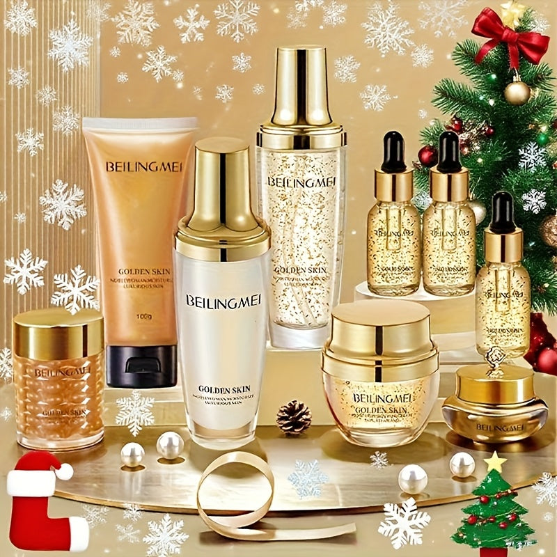 Set 9 soins coréens collagène acide hyaluronique - Coffret hydratation anti-âge K-beauty tous types de peaux
