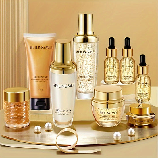 Set soins visage K-beauty 9pcs bave escargot collagène - Routine complète hydratation coréenne anti-rides
