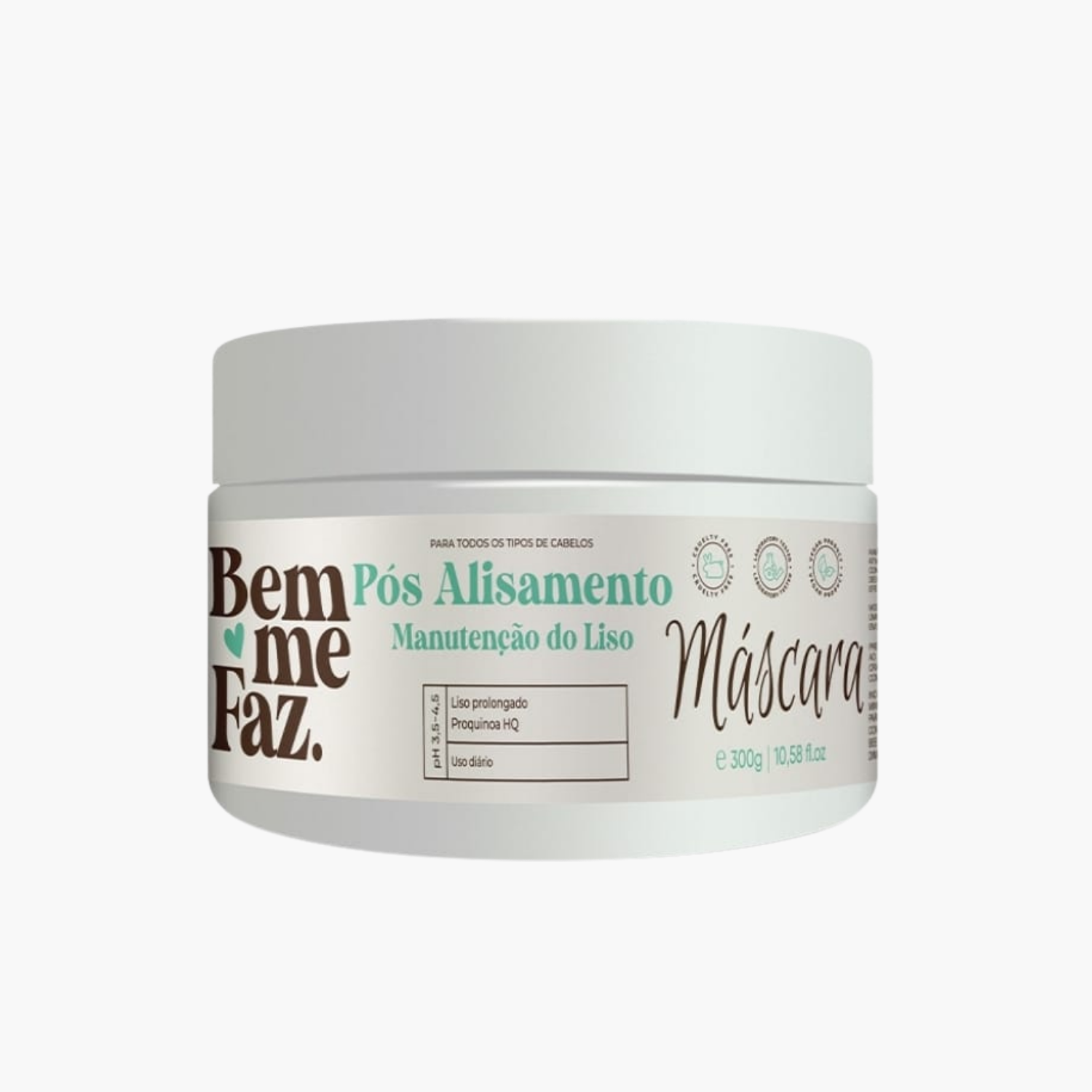 Soin post-lissage Bem Me Faz kératine - Kit professionnel prolongation lissage brésilien japonais sans parabènes
