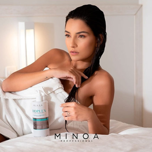 Traitement botox capillaire BIOPLEX - Soin professionnel anti-frizz et lissage - Réparation profonde et brillance des cheveux
